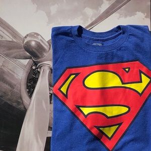 Superman Blue Short Sleeve Tee Sz XL